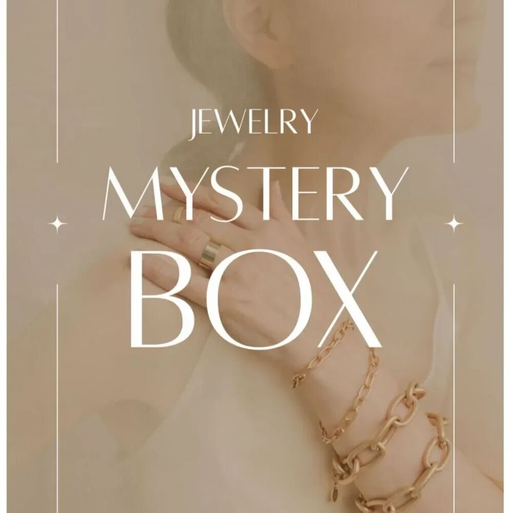 3pc Jewelry Mystery Box Bundle Set New Items Earrings Bracelet Necklace Ring NWT